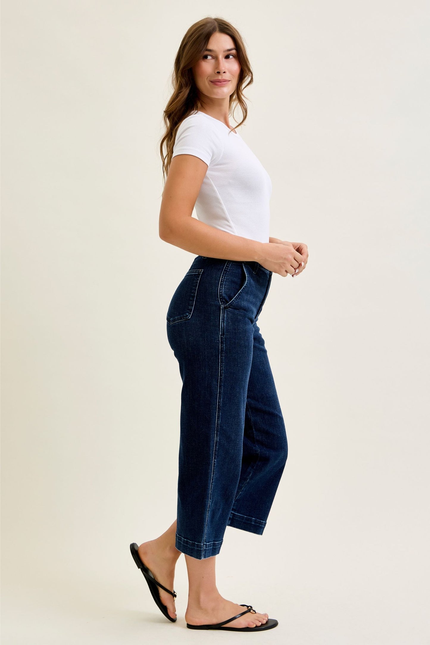 Ankle Wide Trouser Judy Blue