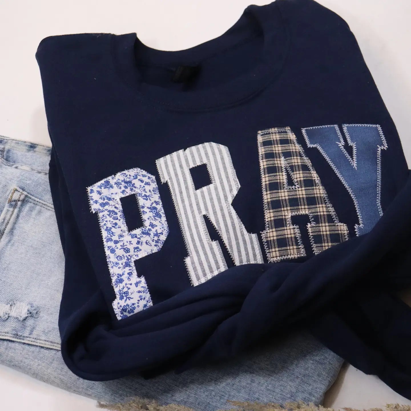 Navy Pray Sweatshirt 💙