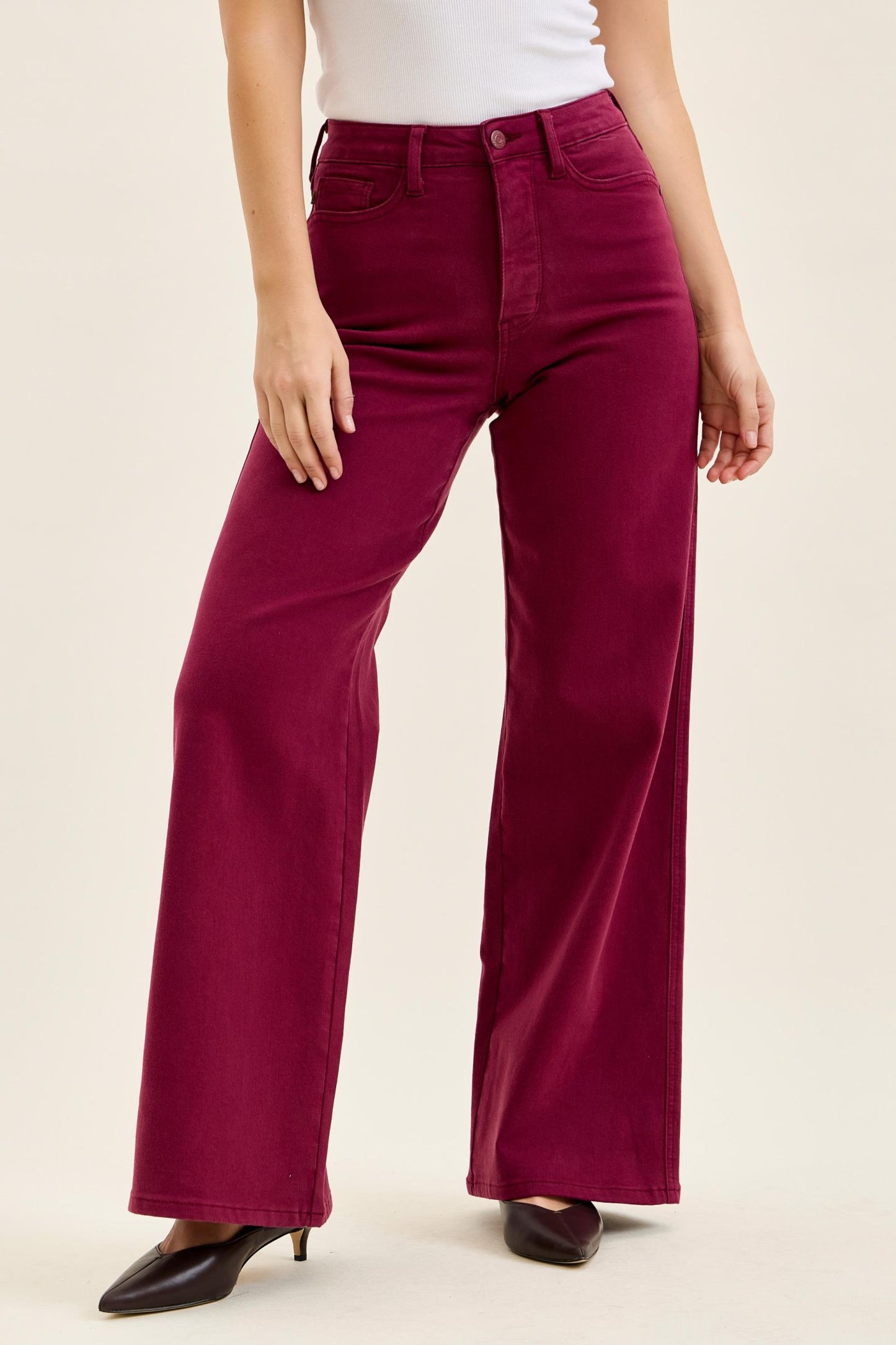Retro Wide Boysenberry Judy Blue