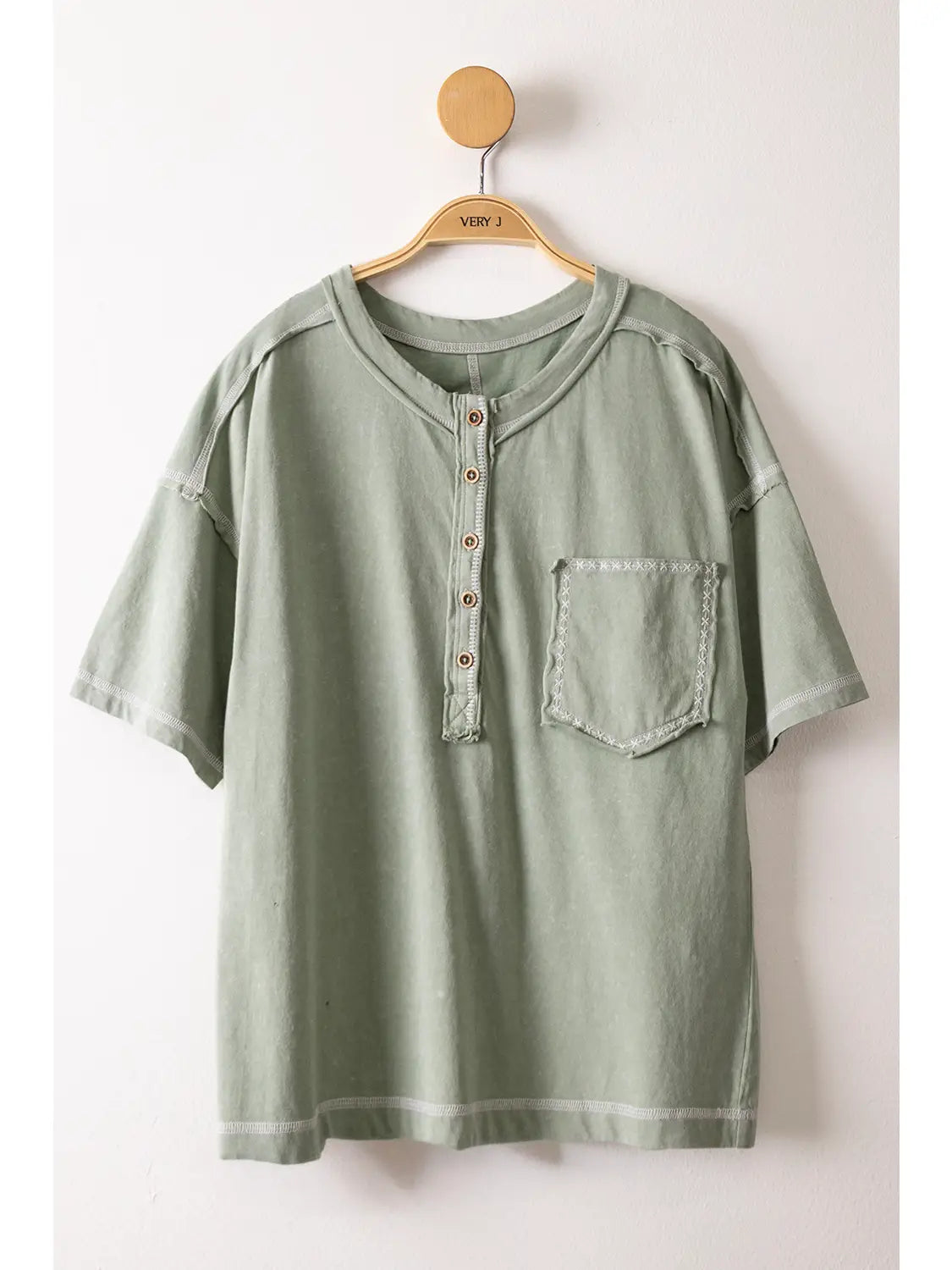 Mineral Washed Oversized Comfy Knit Top 💚