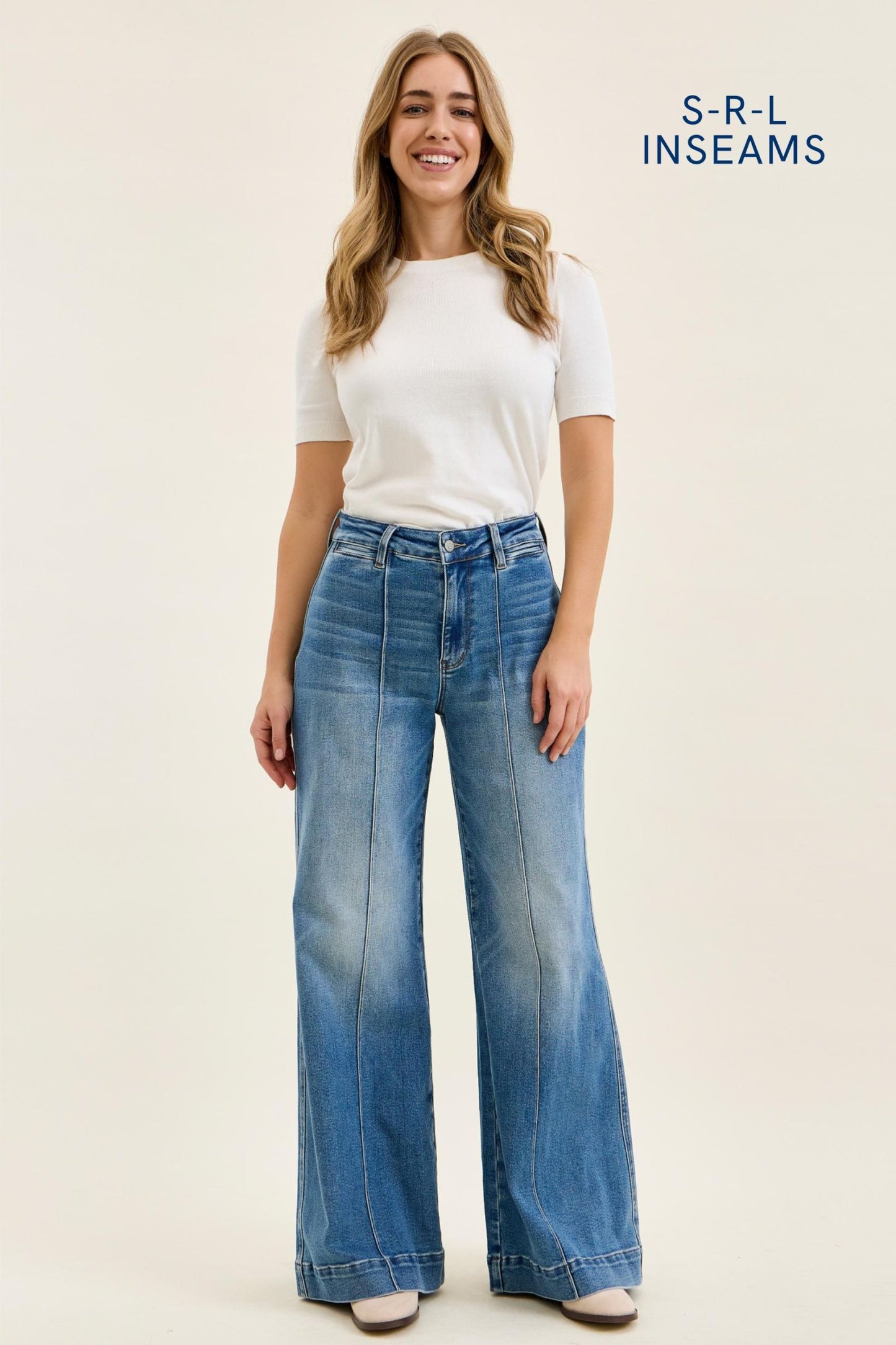 LIZA Palazzo w/ Shield Pockets Judy Blue (Long Inseam)