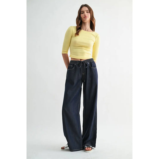 Mica High Rise Wide Leg Jogger