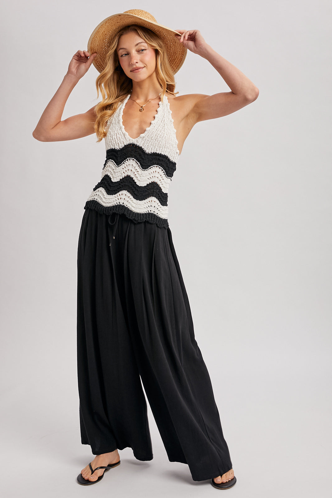 Drawstring Palazzo Pants 🖤