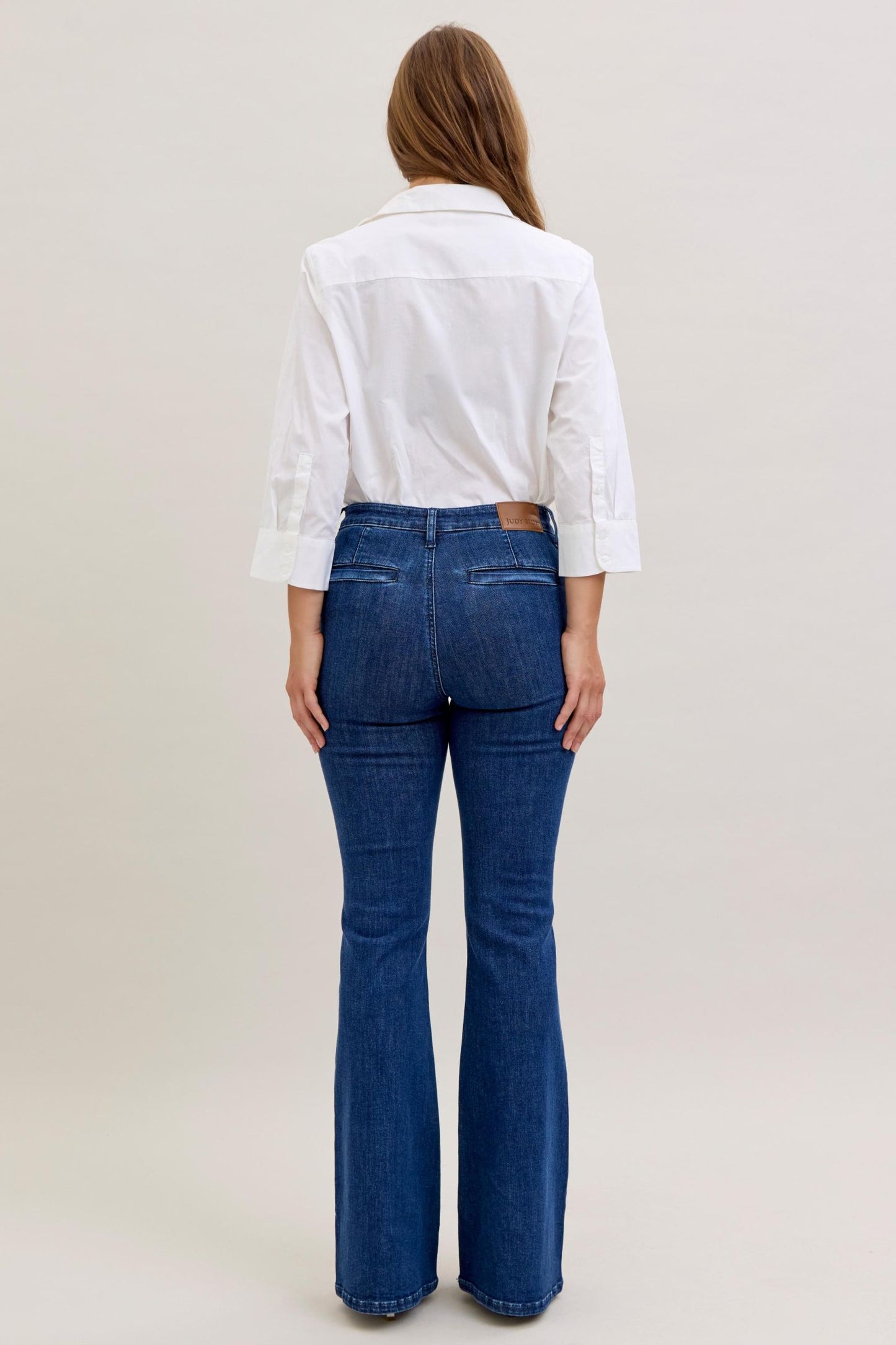Judy Blue Flare With Patch Pockets